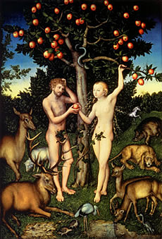 illustraion of Adam and Eve